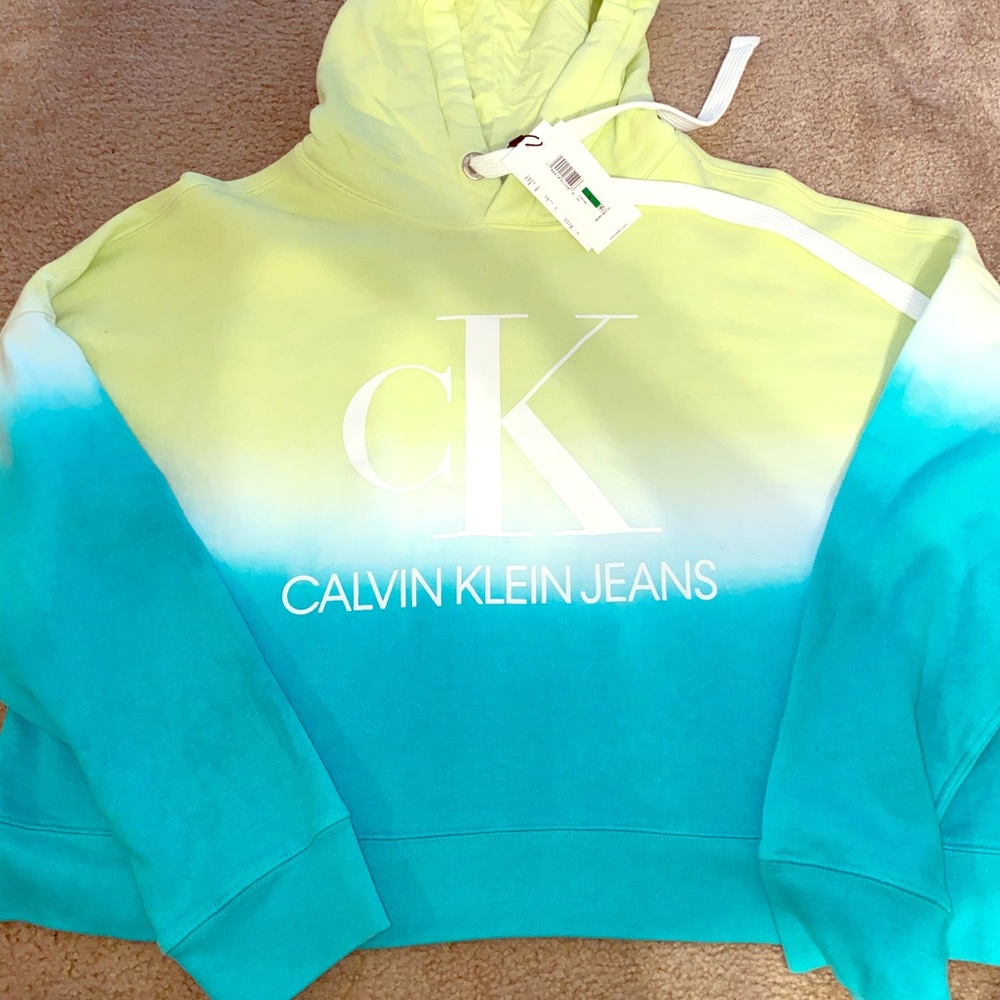 NWT Calvin Klein cropped hoody - Picture 1 of 3
